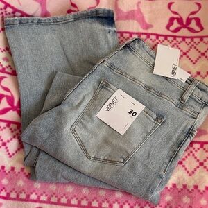 VERVET Women's Classic Light Blue Straight Leg Jeans